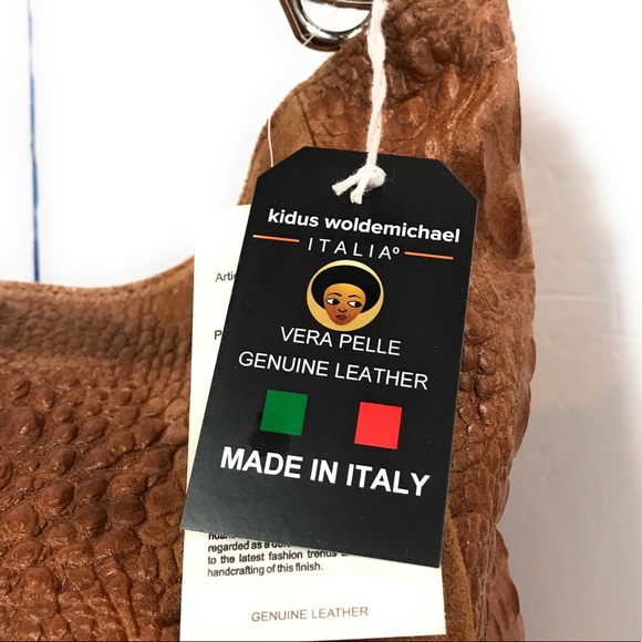 Kidus woldemichael made in Italy hobo leather bag - Picture 3 of 8